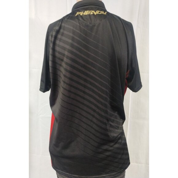 Phenom Elite Men's Black AFL Team/Polo Shirt Size L SKU 3435 - Picture 2 of 7
